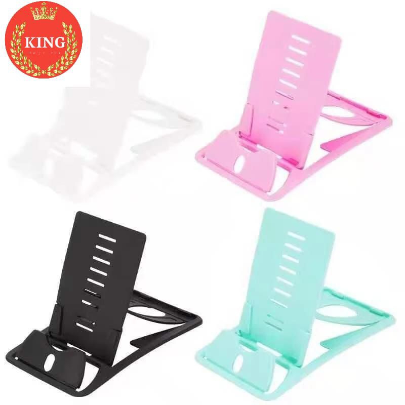Ultra Slim Stand Card Phone Holder Dudukan HP Lipat Standing Docking Model Kartu (KING)