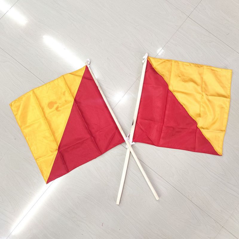 

Tongkat Semaphore + Bendera Semaphore Pramuka 1 Pasang
