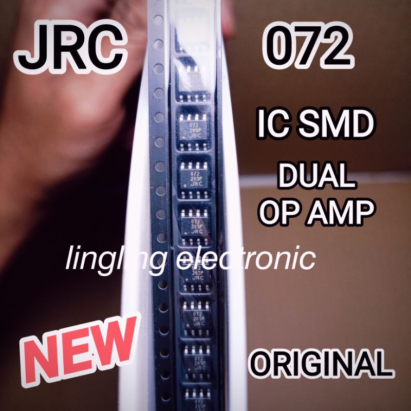 IC DUAL OP AMP JRC 072 SMD ORIGINAL NEW