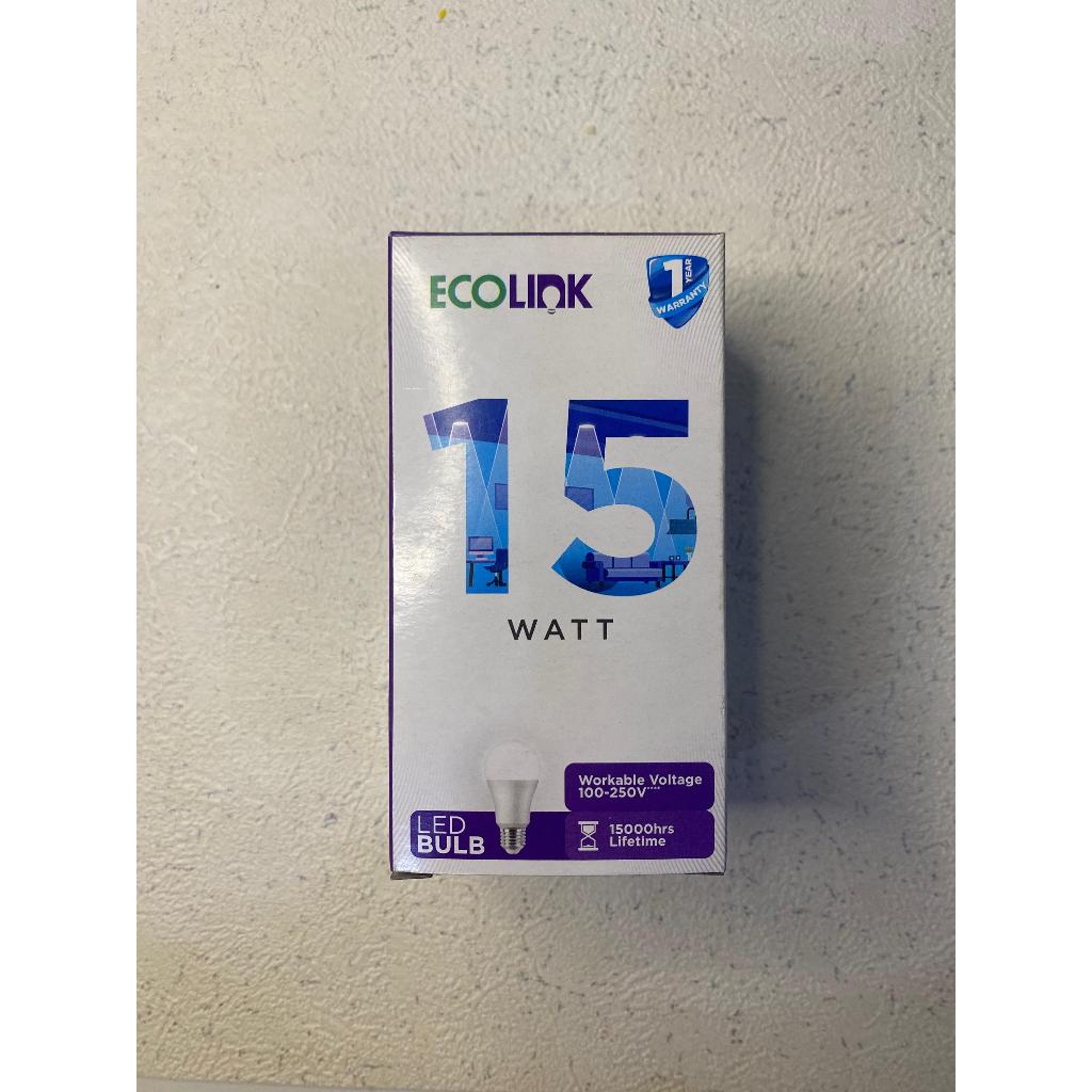 LED ECOLINK 15WATT/LAMPU LED/ WARNA COOL DAYLIGHT NEW