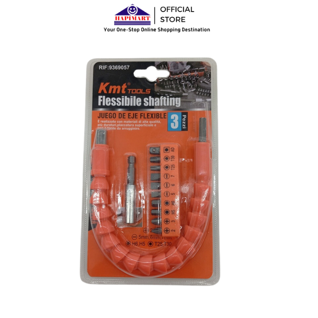 Selang Fleksibel Bor Obeng Extension  Fleksibel Set 12 pcs Flexible Shaft Screwdriver