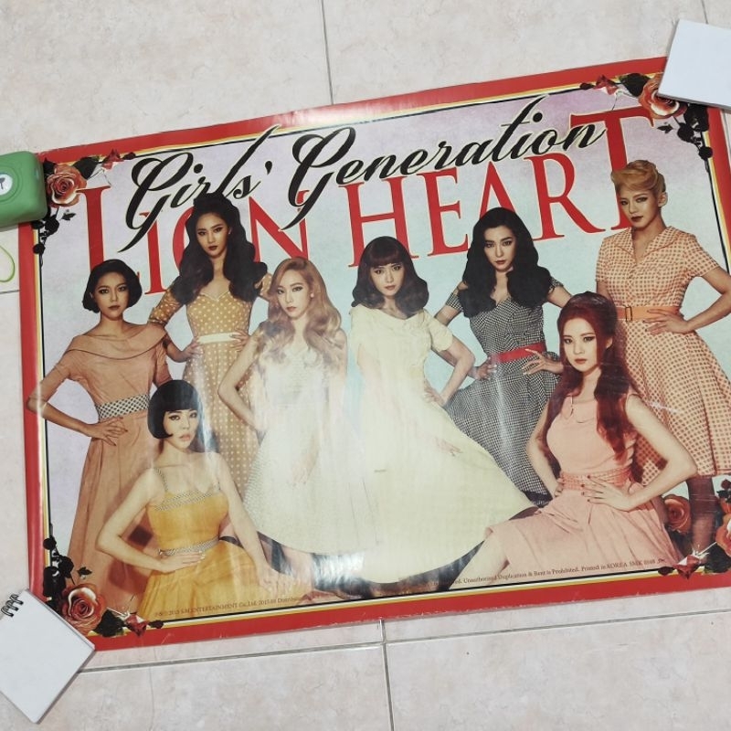 Poster Girls Generation Lion Heart