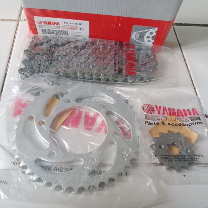 Gear Set Komplit Gear 14-42 Yamaha Byson Kualitas Ori