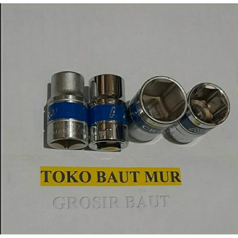 Mata Sock 12 14 17 19mm ATS 1/2 6 PT mata sok, kunci sok harga satuan