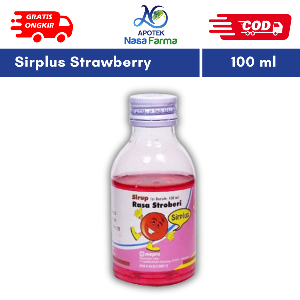 

Sirplus sirup Strawberry 100ml