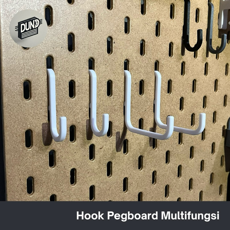 J hook multifungsi pegboard skadis 3D printing