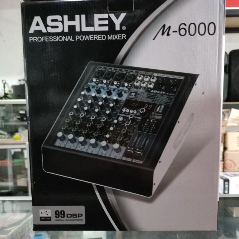 PROFESIONAL POWER MIXER ASHLEY M-6000