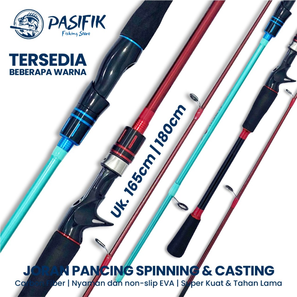 Pusat Alat Pancing - Joran Pancing Casting Bait Casting Tersedia Ukuran 1.65M & 1.80M Buat Mancing C