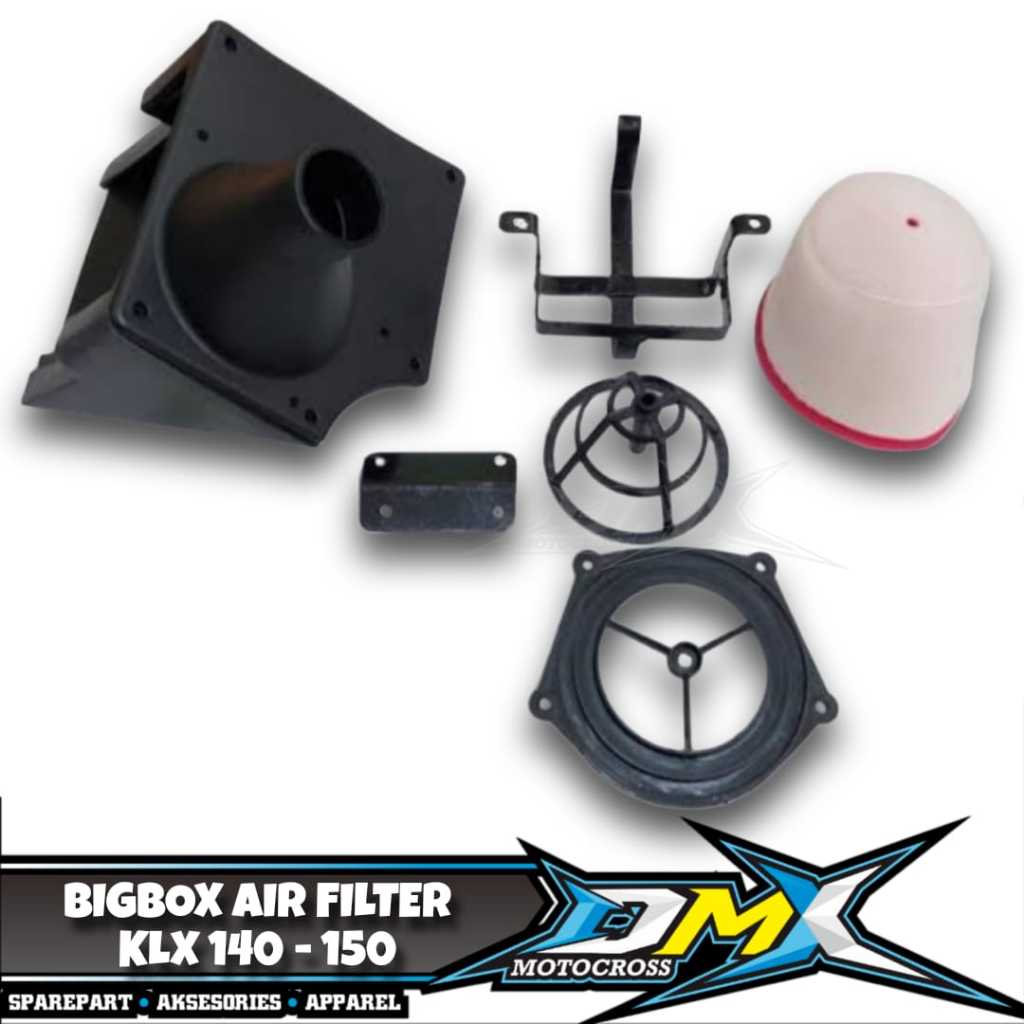 BIGBOX AIR FILTER BOX FILTER UDARA BORE UP KLX 150 (BONUS FLAP FENDER MONOSHOCK)