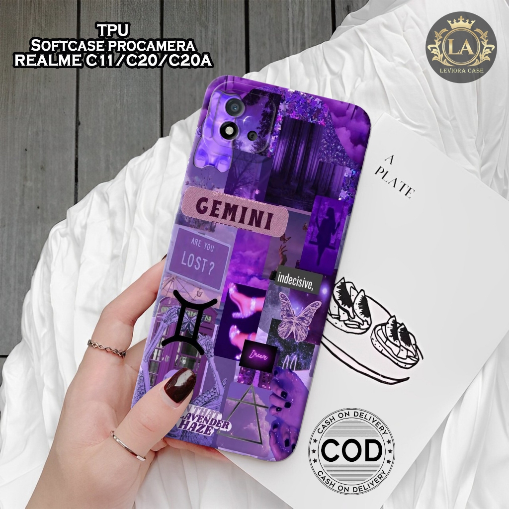 Case Realme C11/C20/C20A 2021 - Leviora Case - Fashion Case Aesthetic - Softcase Realme C11/C20/C20A