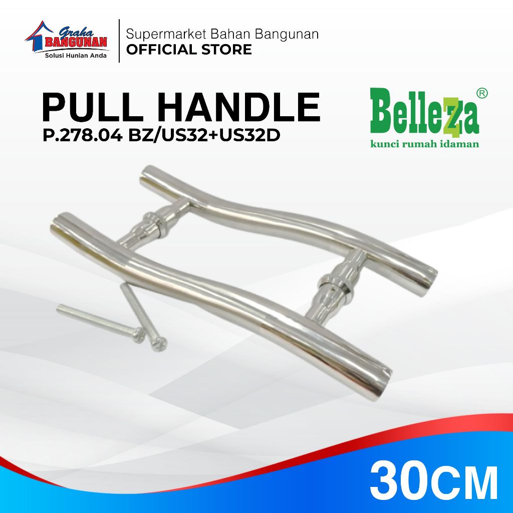 PULL HANDLE Bellezza P.278.04 BZ/US32+US32D