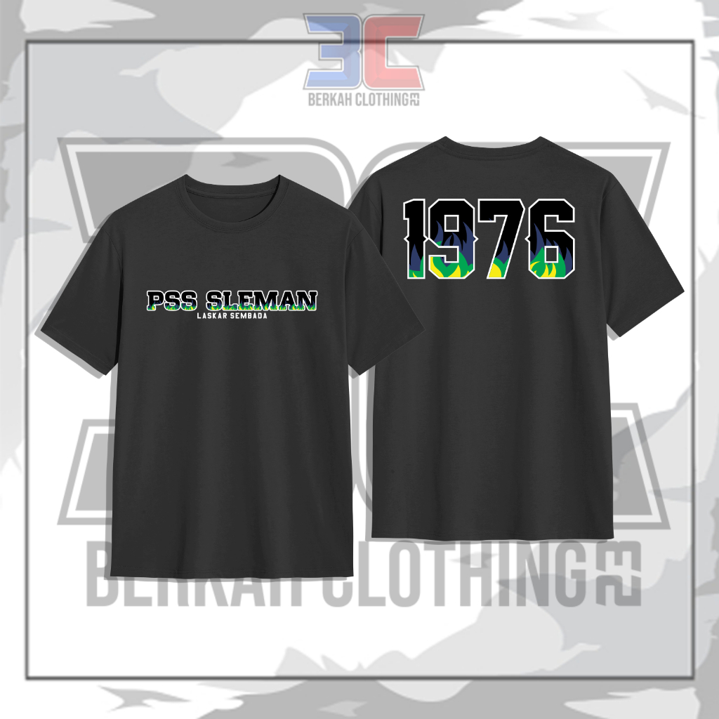 Baju Kaos PSS Sleman Fire Edition Laskar Sembada 1976