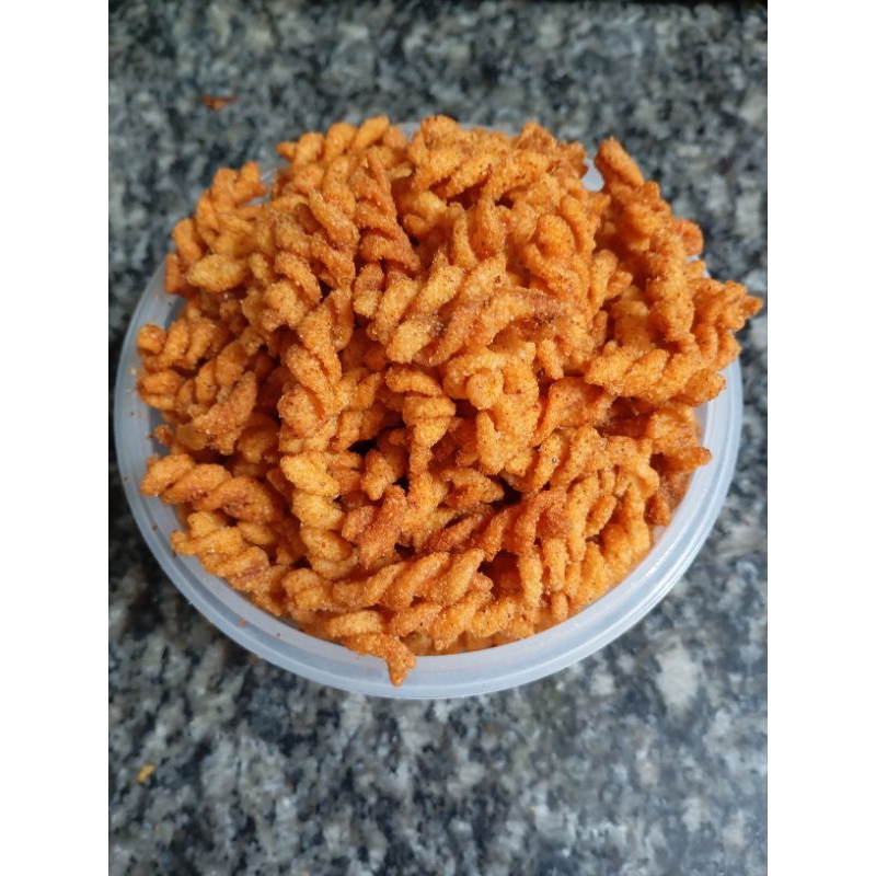 

Makaroni Ulir Pedes Renyah Gurih