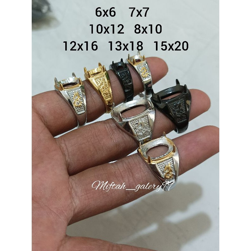 Emban cincin titanium super 6x6 7x7 8x8 8x10 10x12 12x16