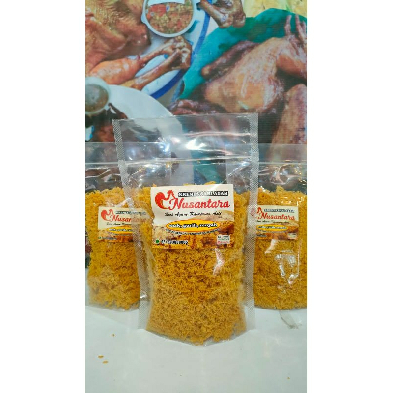 

kremes ayam nusantara 100gr ,enak ,gurih ,enak, tanpa pengawet