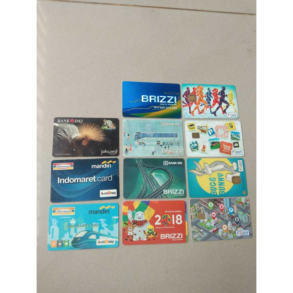 Kartu Bekas Kartu Flazz Gen 1 Emoney Uang Elektronik