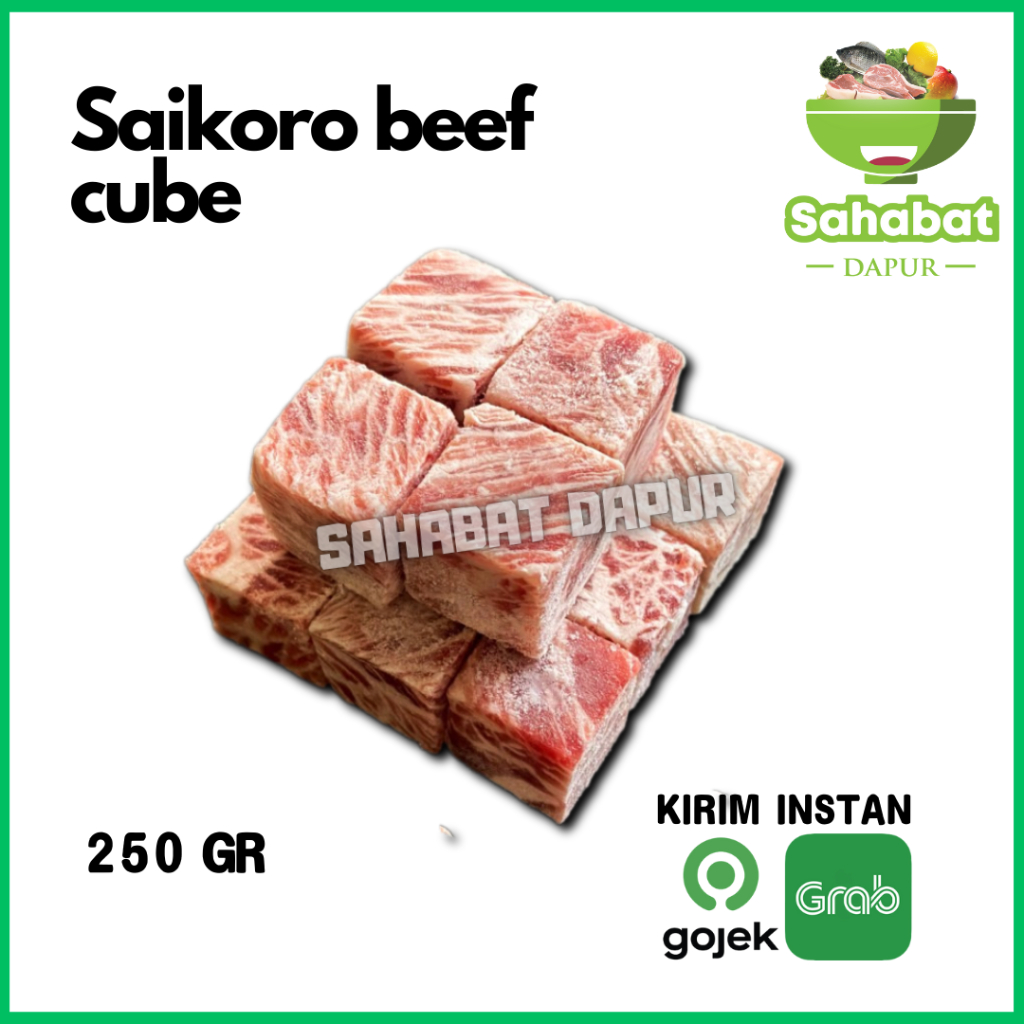 

Saikoro Beef Cube 250 gram - Sahabatdapur