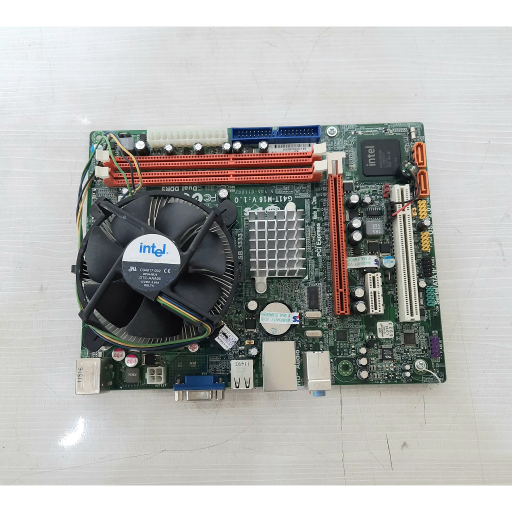 Promo Motherboard ECS G41T-M16 LGA 775 Bergaransi