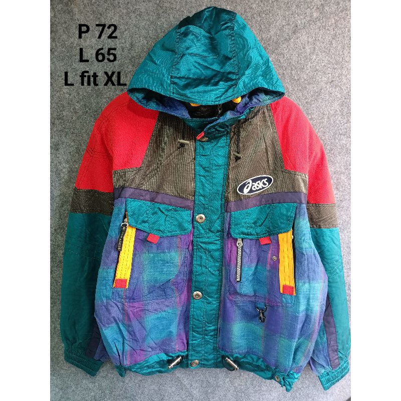 jaket asics vintage snowboarding racing