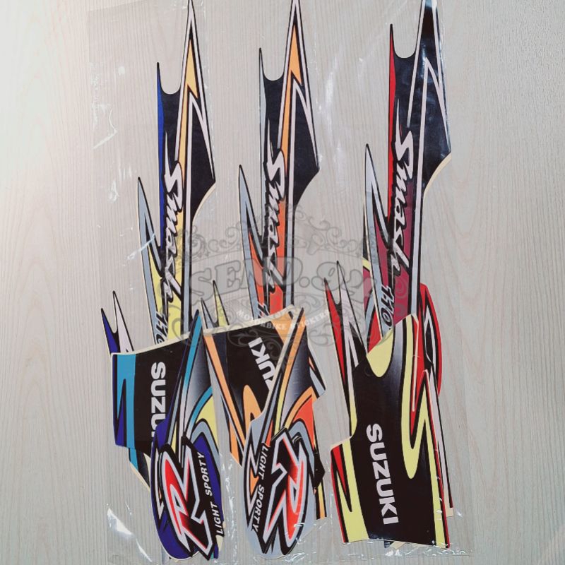 striping sticker Suzuki Smash R 2004