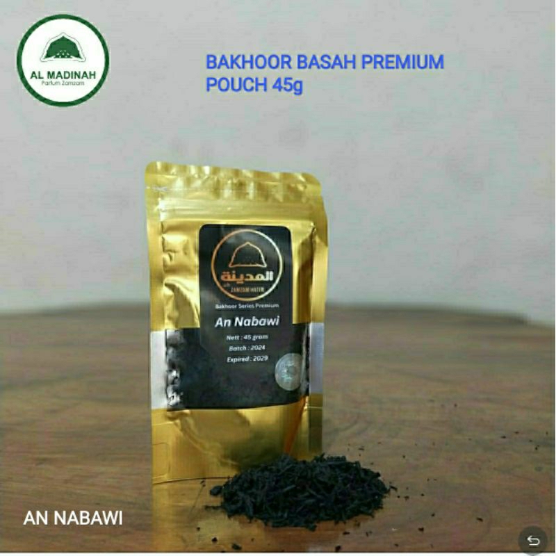 AN NABAWI - BAKHOOR SERIES PREMIUM POUCH - Bakhoor Premium Grade Pouch 45 gr - Buhur Bukhur Arab Dup
