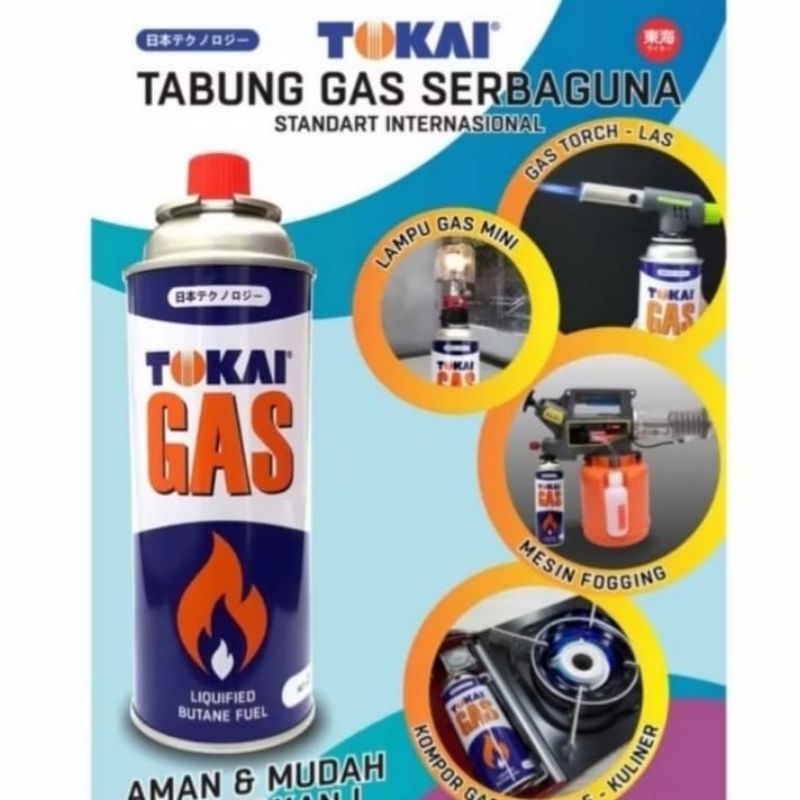 Gas Kaleng Super Cook 235 g / Gas kompor Portable kaleng / Gas Super Cook