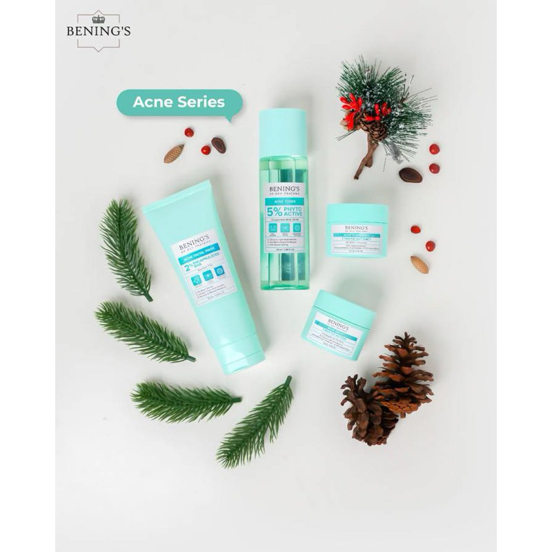 Bening’s Clinic Acne series | Paketan Jerawat ,dan Beruntusan
