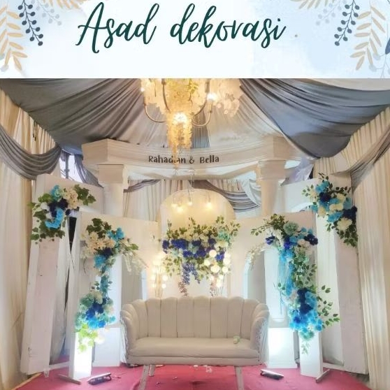 sewa dekorasi lamaran/akad nikah/ resepsi