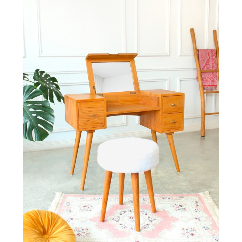 Meja rias minimalis jati meja rias jati meja rias minimalis modern kekinian kayu jati