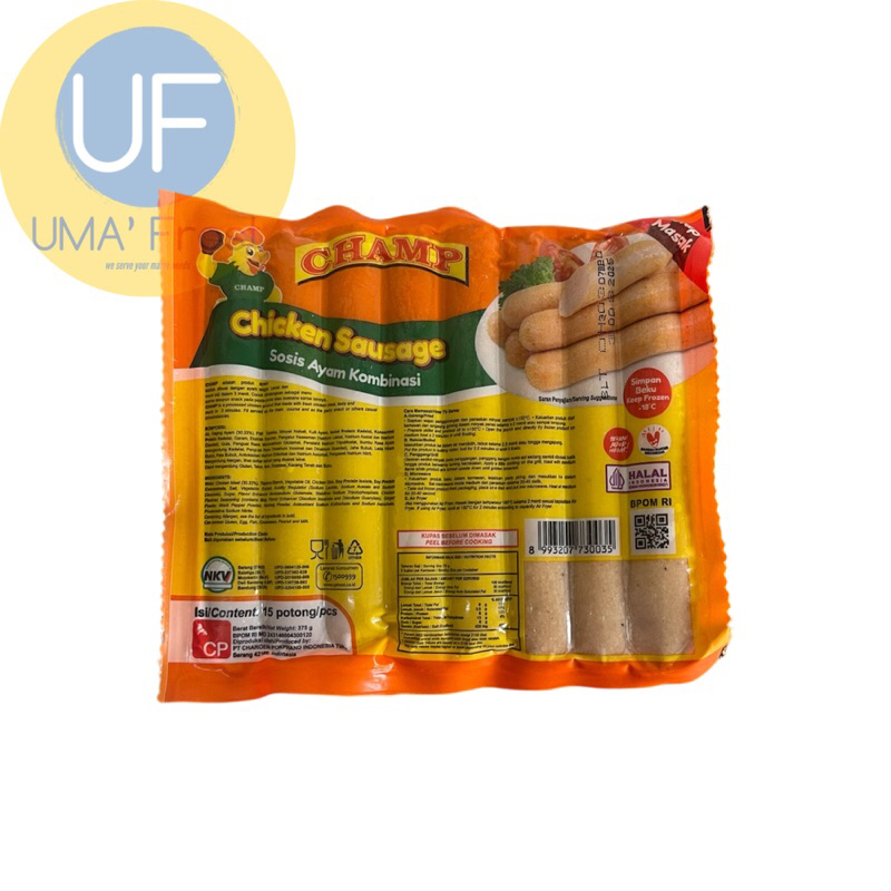 

CHAMP SOSIS AYAM 375 GR