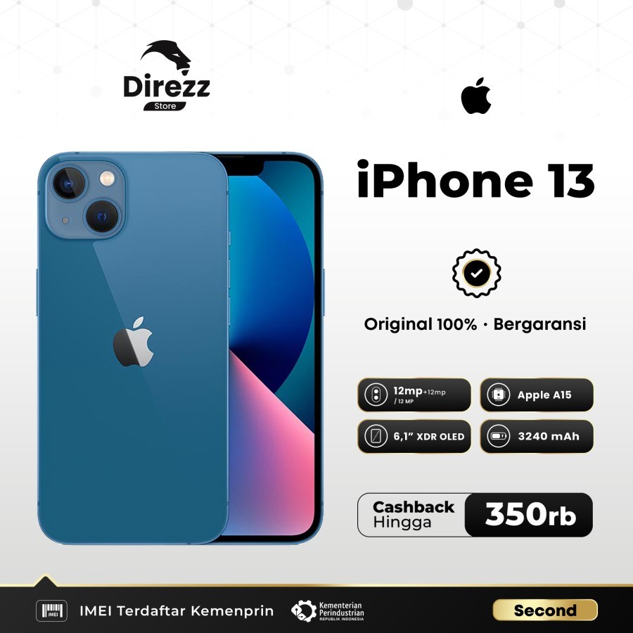 IPhone 13 128GB 256GB 512GB Second