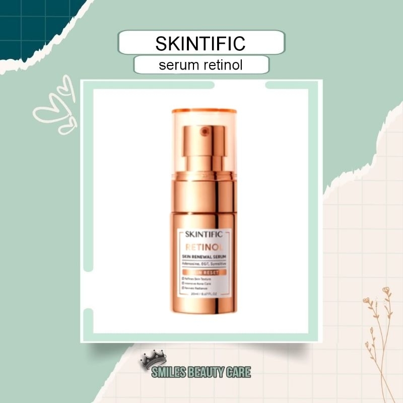 Skintific Retinol Skin Renewal Serum 20ml / Retinol Serum Skintific