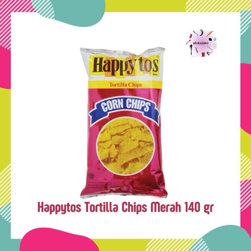 

Happytos Tortilla Chips Merah 140 gr