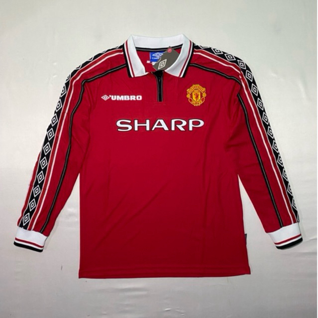 Jersey (Used/Second) MU Long Sleeve - Home Treble Winner 1999 ClassicJersey/Vintage/Retro