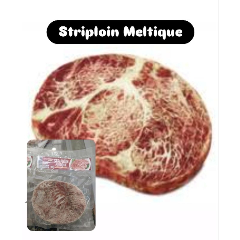 

Striploin Meltique Daging Steak merk Sarana