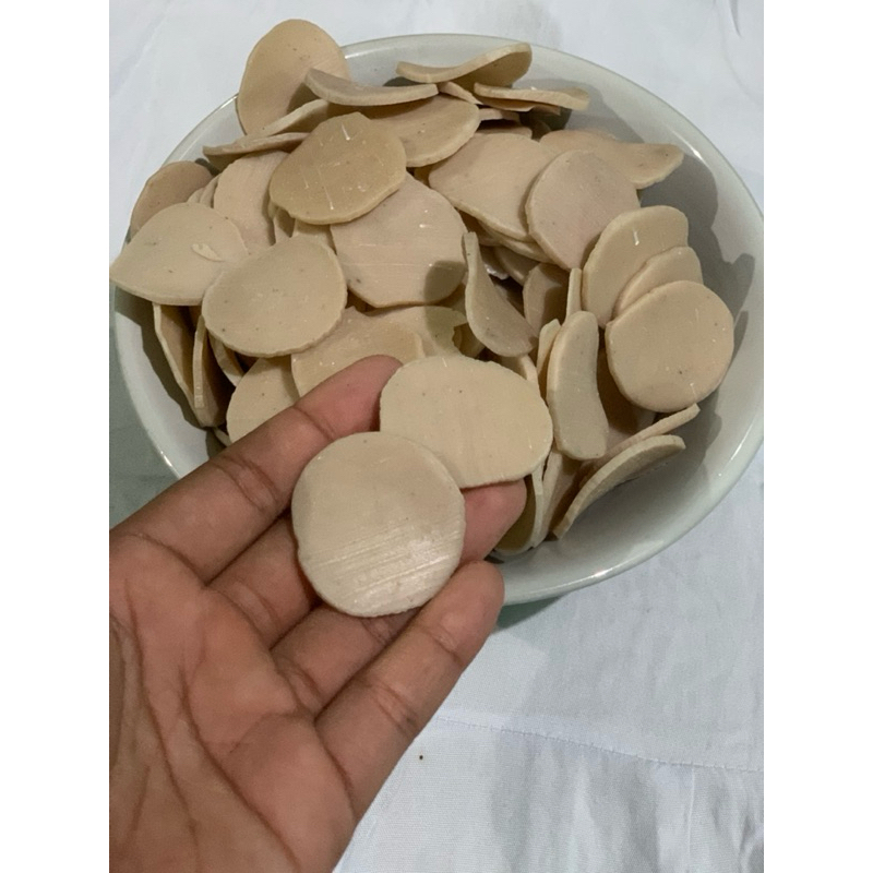 

krupuk mentah/krupuk bulat/krupuk amplang 100g 250g 500g 1kg