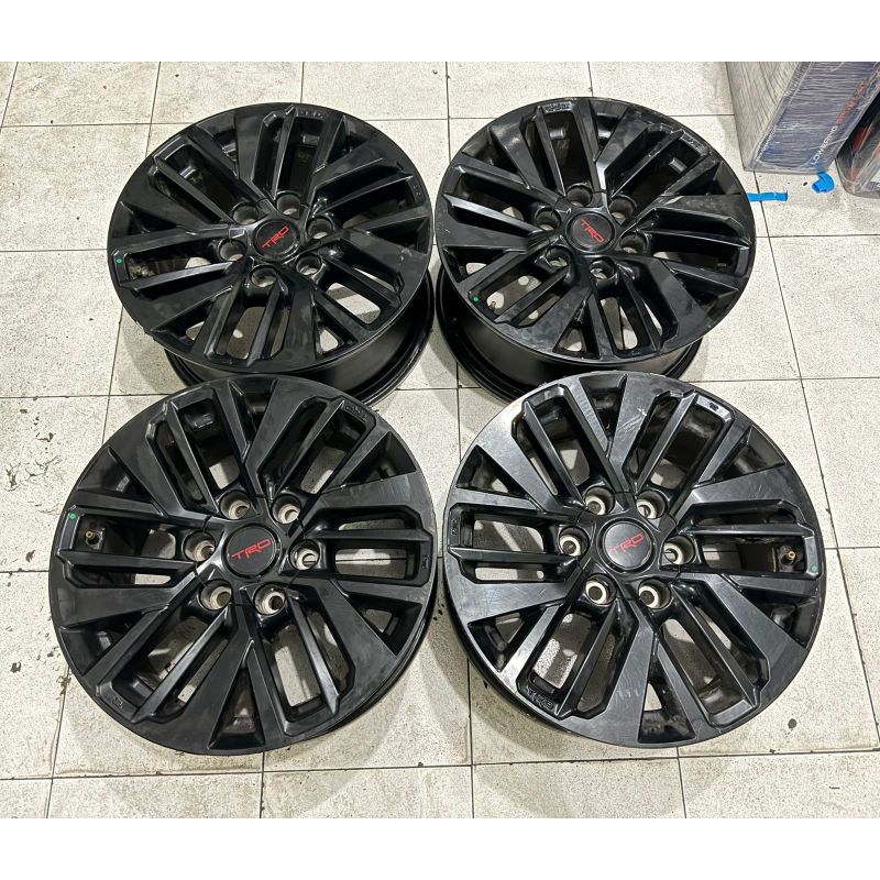 Velg Seken Original Fortuner TRD Ring 18 Pcd 6x139,7 Velg Oem Fortuner Trd R18 Free Ongkir