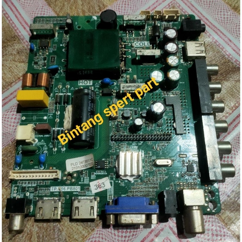 Mainboard tv Polytron 24T8511- Mainboard 24T8511 - mainboard POLYTRON 24T8511 - MB POLYTRON 24T8511