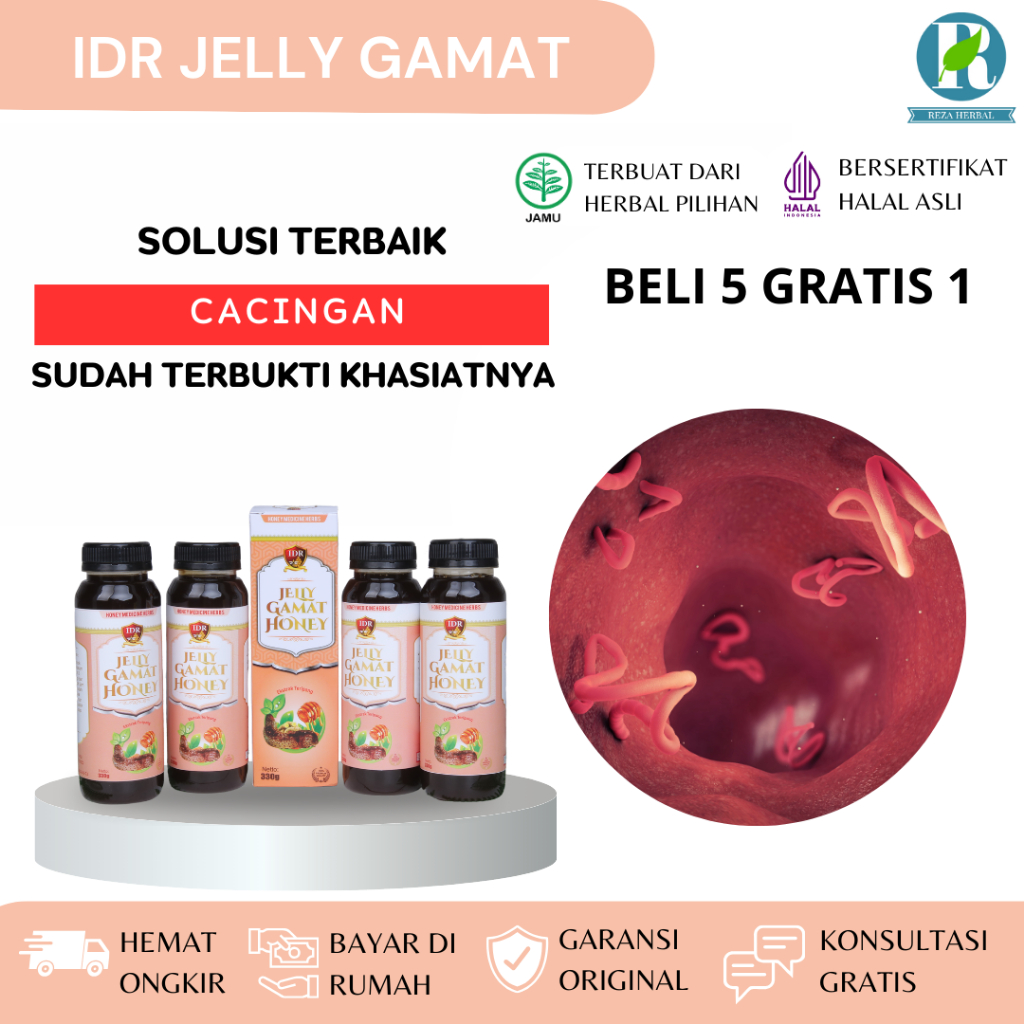 Obat Cacingan - IDR Jelly Gamat- Testimoni Terbukti 100%