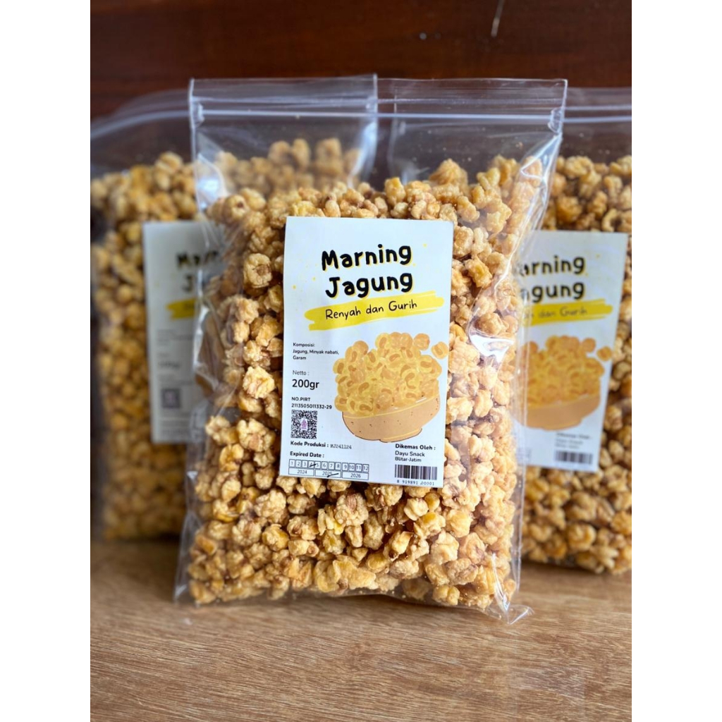 

DAYU SNACK MARNING JAGUNG 200g