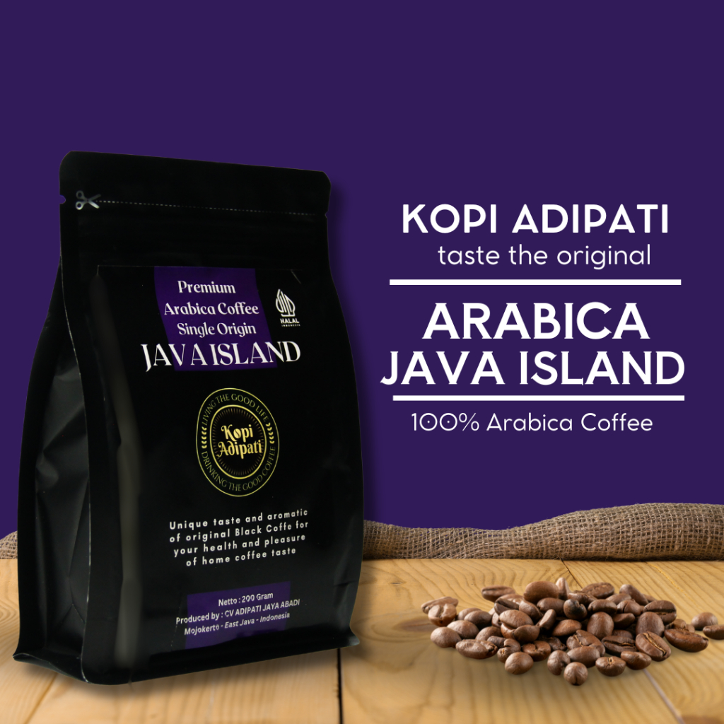 

Kopi Arabika Jawa 200gram - Kopi Arabika Jawa Single Origin by Kopi Adipati