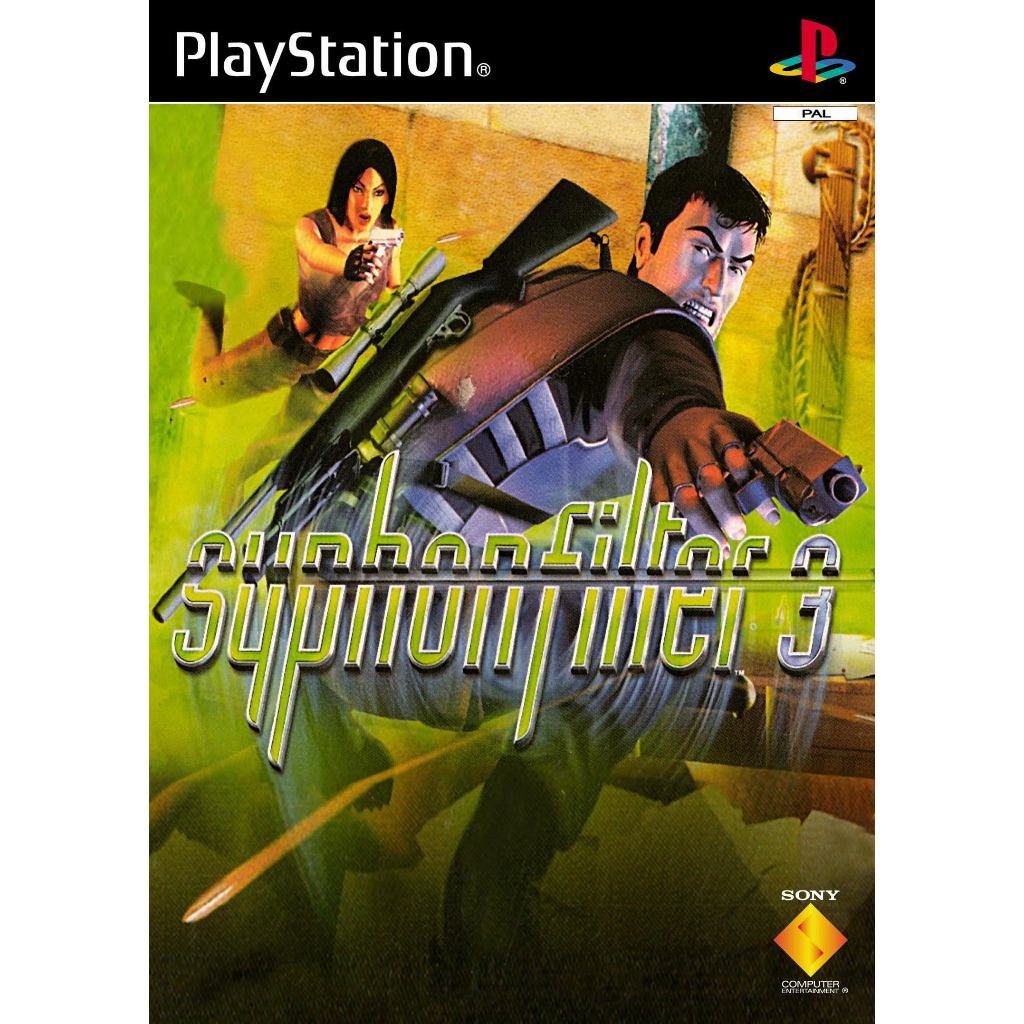 KASET CD GAME PS1: SYPHON FILTER 3