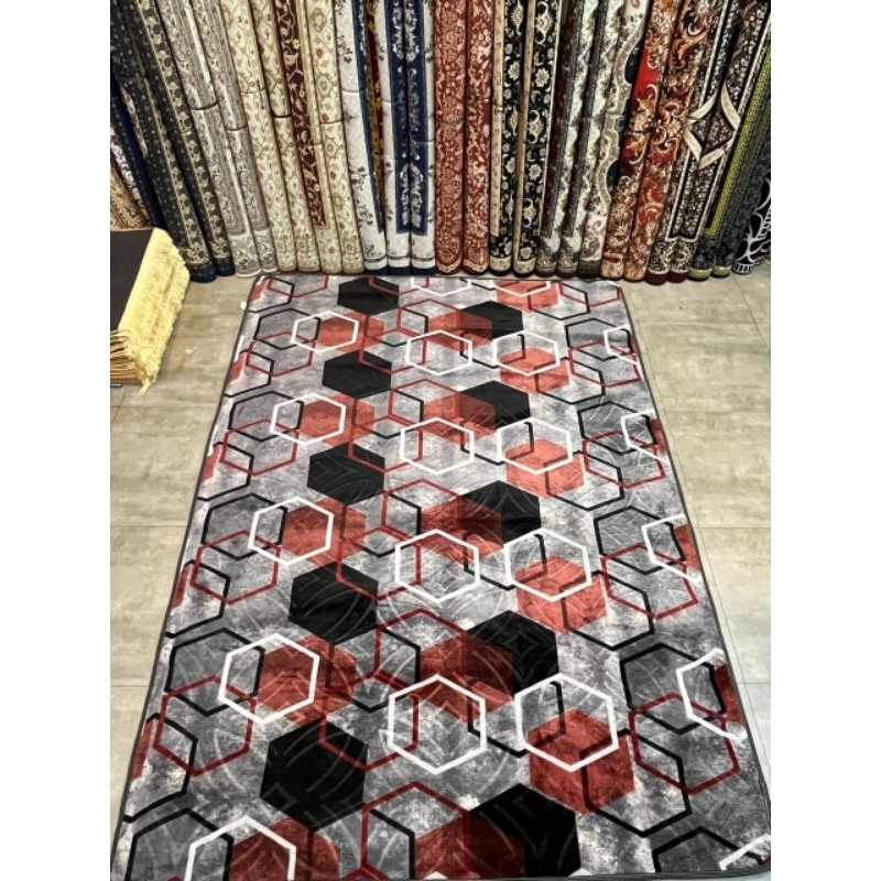 KMC.UK. 190X270 CM Jumbo. Karpet MALAYSIA DAN DUBAI Polister, Karpe lantai Karpet Semib permadani  k