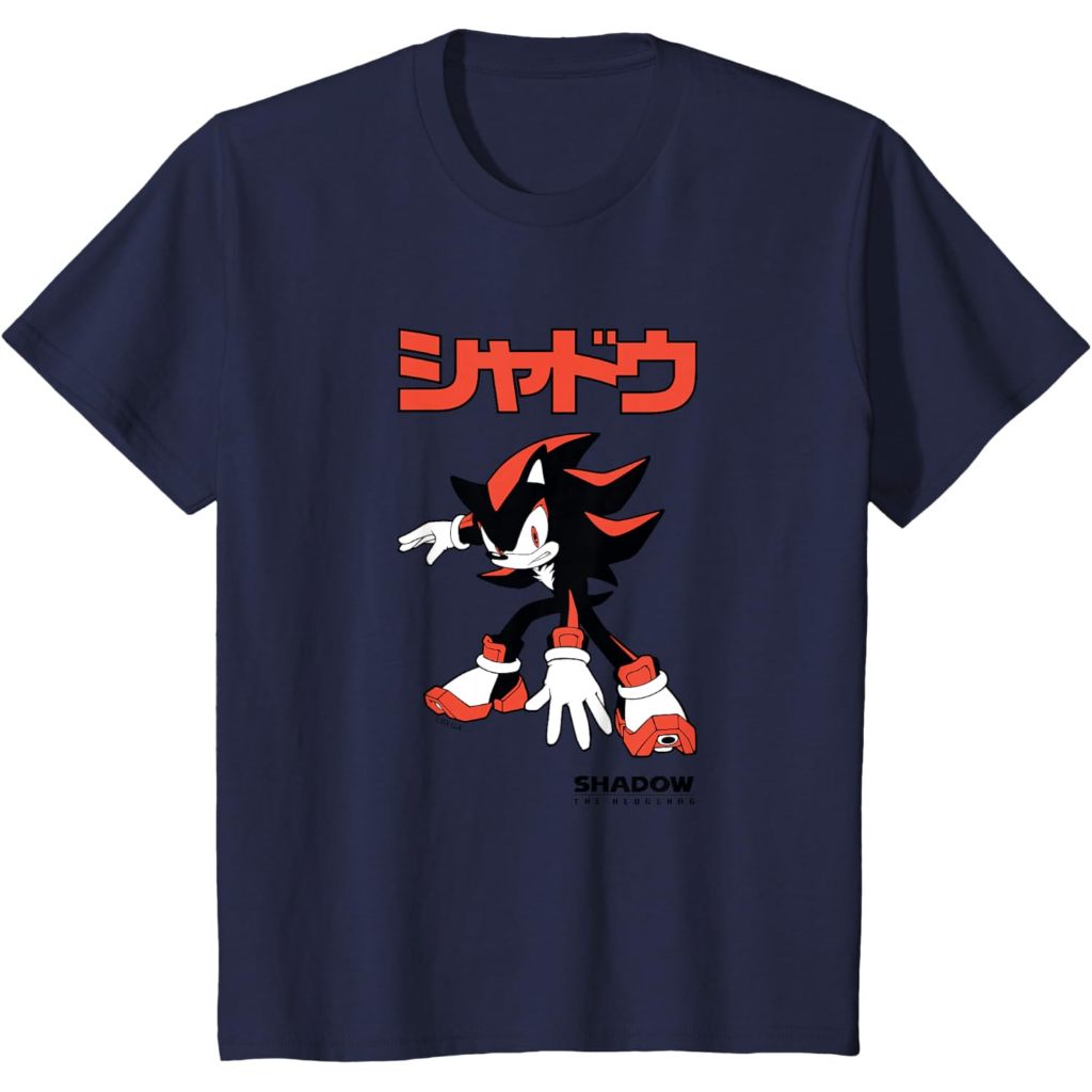 Baju Kaos Anak Sonic the Hedgehog, Shadow the Hedgehog - Shadow (Japanese) T-Shirt