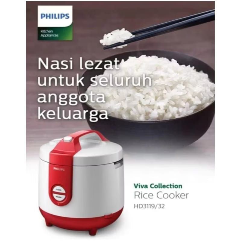 Rice Cooker/Magic Com Philips Hd 3119/32 - Penanak Nasi