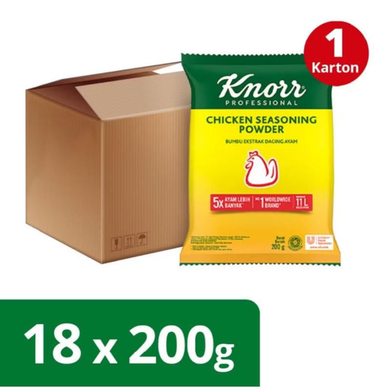 

Knorr chicken seasoning powder 200gram (1 Karton isi 18)