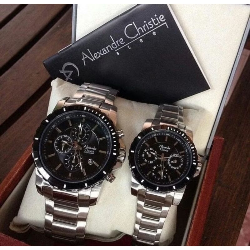JAM TANGAN ALEXANDRE CHRISTIE COUPLE AC6141