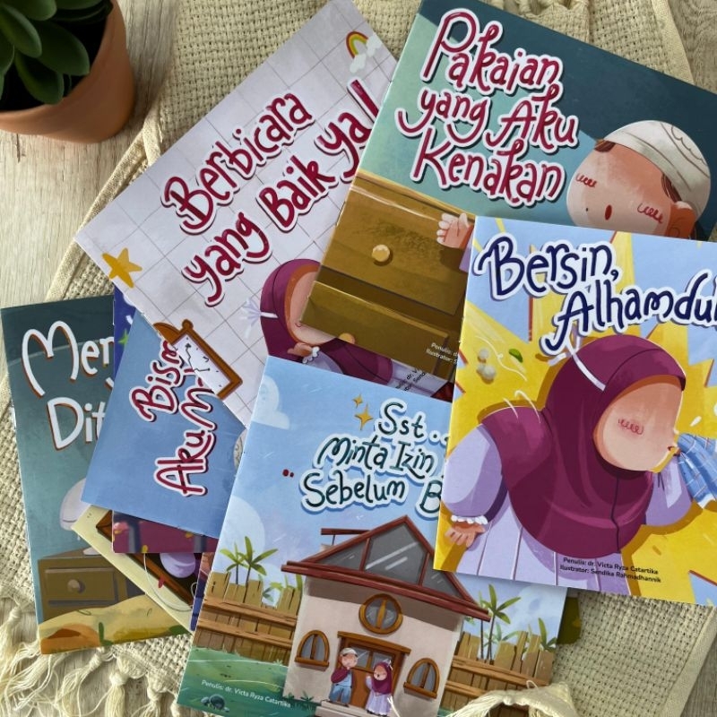 Buku Anak 10 Seri Adab untuk Keseharian Anak Muslim Isi 10 Buku adab Mulia Tasmim Kids Tasmeem Sunna