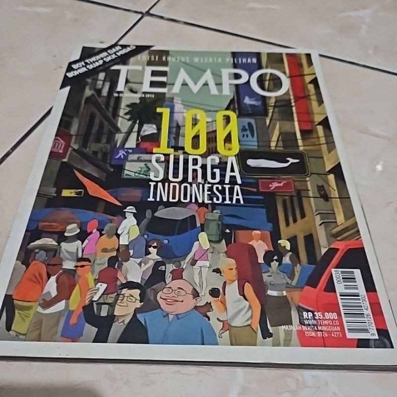 Majalah Tempo Terbaru 100 Surga Indonesia Edisi Khusus Wisata Pilihan 18-24 Deswmber 2013