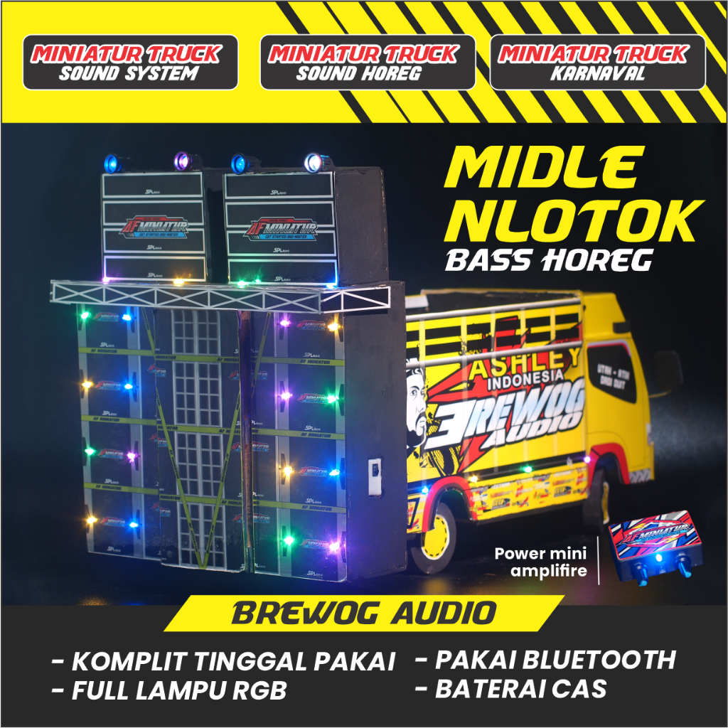 MINIATUR TRUK SOUND SYSTEM / MINIATUR TRUK HOREG / MINIATUR TRUK OLENG